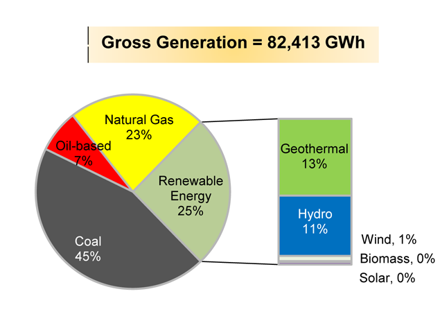 Image for the Gross Generation 2015 Power Situation Report