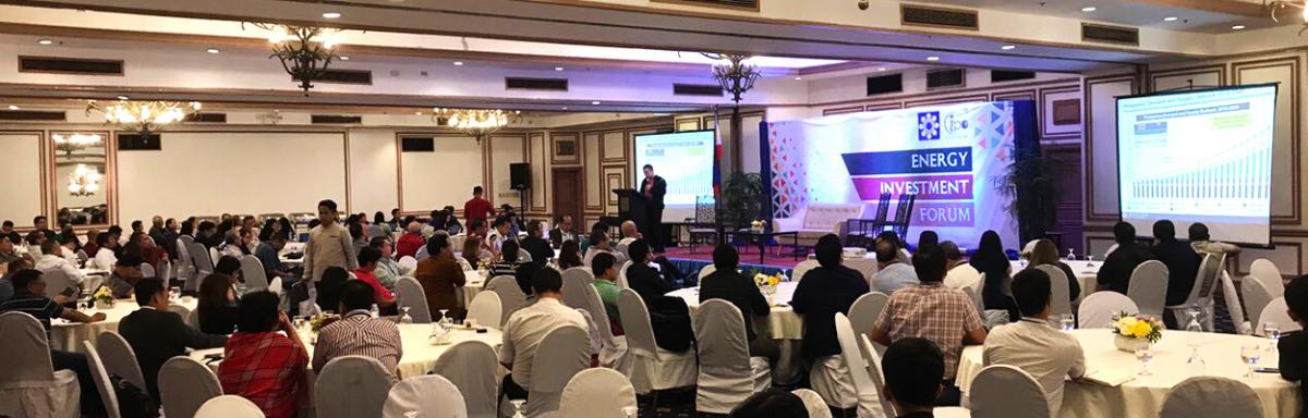 Undersecretary Felix William B. Fuentebella of DOE presented the Mindanao Energy Investment Opportunities which included investment opportunities in Mindanao, current energy situation in Mindanao as well as energy outlook up to 2040 on 03 April 2019.